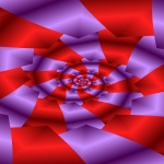 Red violet spiral 1