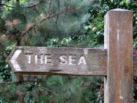 Signpost To The Sea