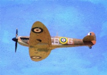 Aereo Spitfire WW2