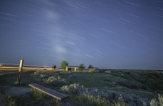 Star trails at the Rest Area