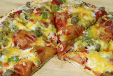 Supreme Pizza Close-up