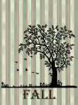 Vintage Fall Wallpaper With Birds