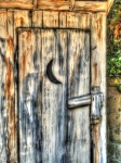 Vintage Outhouse Door