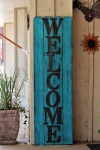 Welcome Sign At Country Store