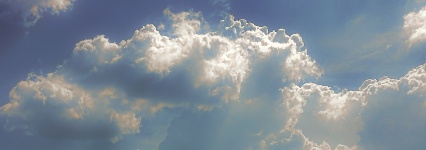 White Clouds Web Banner