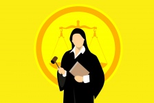 Kvinna i rättegången
