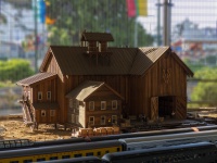 Wooden House Miniature Railroad