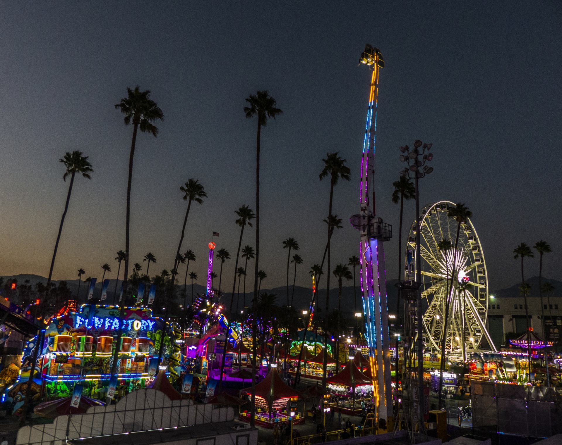 Night At The Fair Free Stock Photo Public Domain Pictures