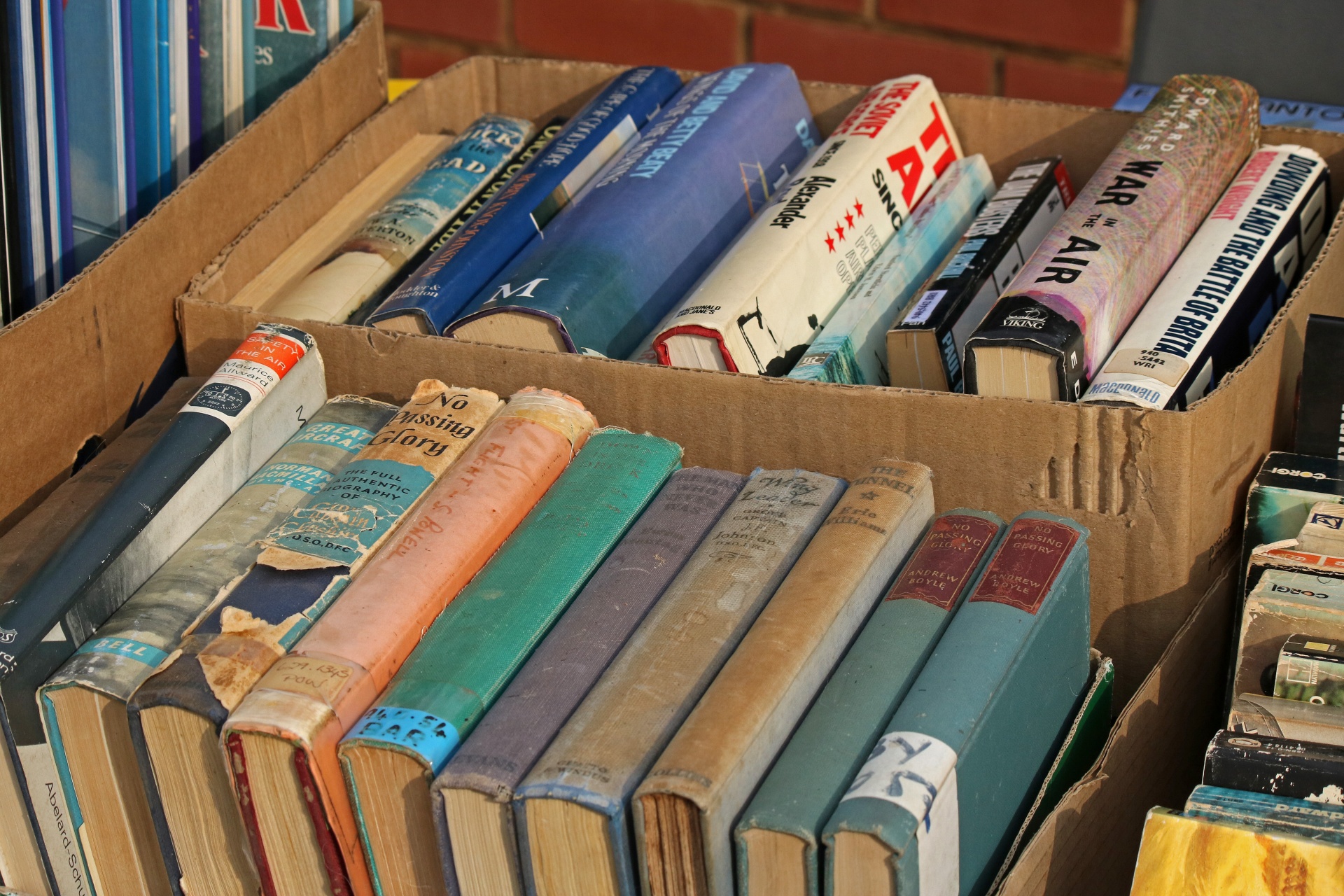 old-books-for-sale-in-boxes-free-stock-photo-public-domain-pictures