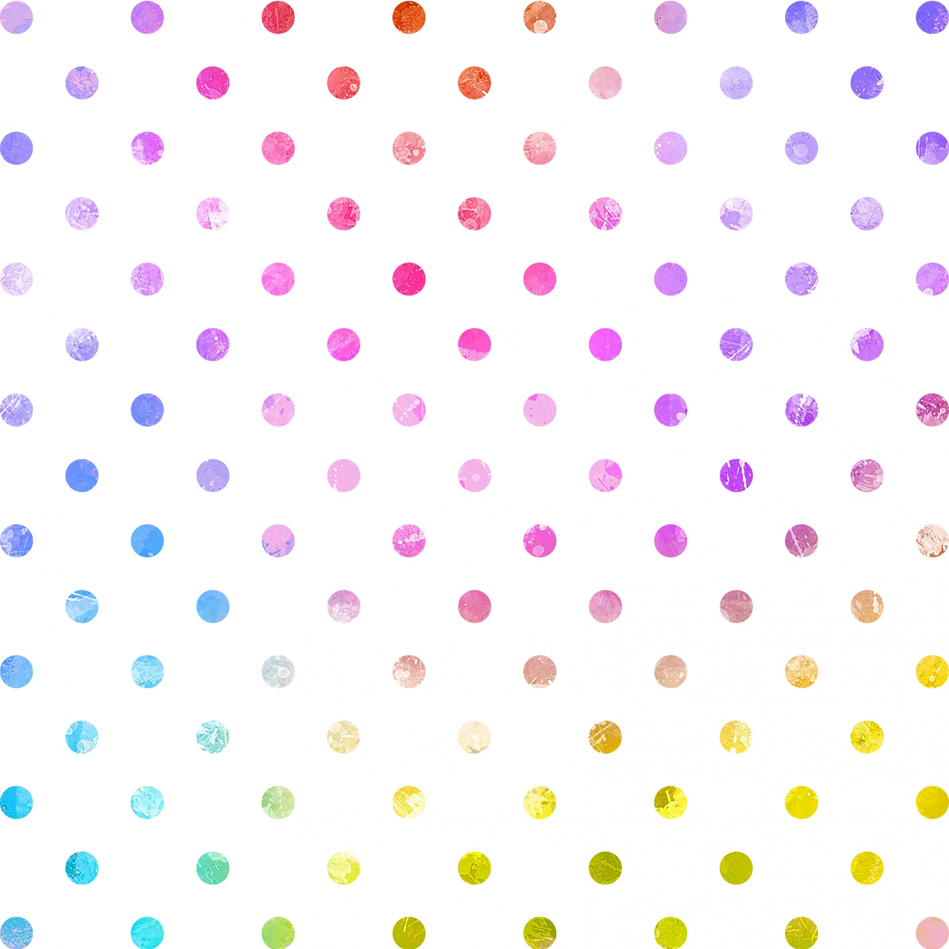 Polka Dots Colorful Watercolor Free Stock Photo - Public Domain Pictures