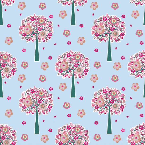 Floral Trees Spring Wallpaper Free Stock Photo Public Domain