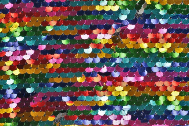Multi-colored Sequin Background Free Stock Photo - Public Domain