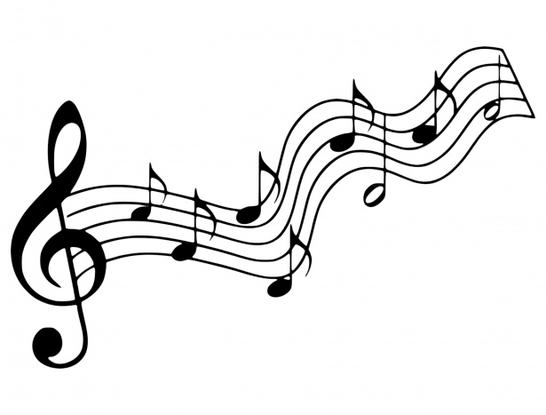 public domain music notes clipart