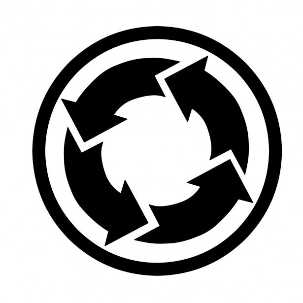 Synchronous icon [image source: public domain images]