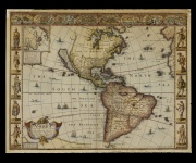 Mappa antica d'America