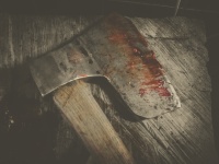 Axe With Blood