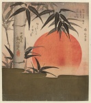 Bamboe Vintage kunstdruk