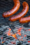Barbecuing Sausages