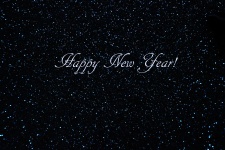 Blue Happy New Year Background