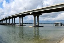 Bridge Span Over the river