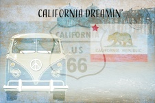 California Dreamin 'Postcard