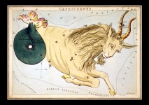 Copie d'art vintage zodiacal de Capr