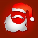 Navidad santa claus barba