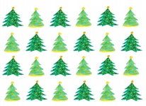 Noël, arbre, modèle,