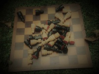 Conflito, guerra, xadrez, batalha