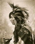 Cree indisches Weinlese-Portrait
