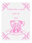 Affiche de tasse de thé