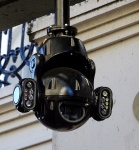 Ooit kijkend naar Street CCTV Camera