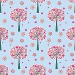 Blumenbäume Frühling Wallpaper