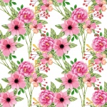 Flowers Watercolor Floral Wallpaper