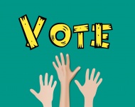 Ręka podniesiona do głosowania