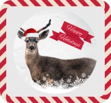 Wesołych Świąt Deer