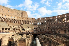 Inne i Colosseum