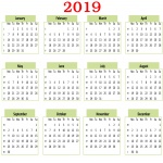 Kalendář 2019