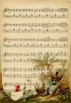 Partition Music Oiseaux Vintage