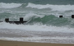 Ocean Waves At The Groynes