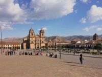 場所、クスコ、ペルー、インカ