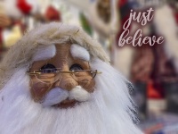 Santa's Face Just Believe
