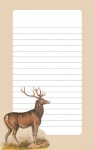 Stag Vintage Notepad Template
