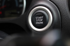Start Stop Engine Button Of A Car