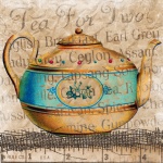 Teapot Vintage pozadí