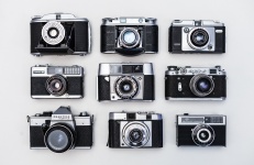 Archiwalne aparaty fotograficzne