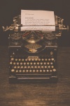 Máquina de escrever vintage
