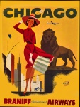 Vintage poster de călătorie