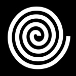 Weiße Spirale