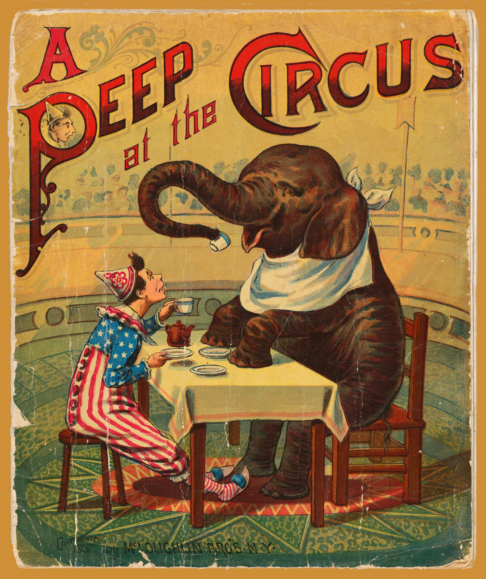 Circus Elephant Vintage Poster Free Stock Photo - Public Domain Pictures
